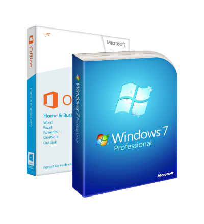 Windows 7 Professional - Office 2013 Home and Business